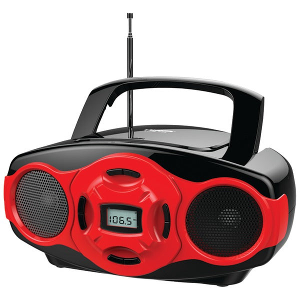 Portable CD-MP3 Mini Boom Boxes & USB Player (Red)