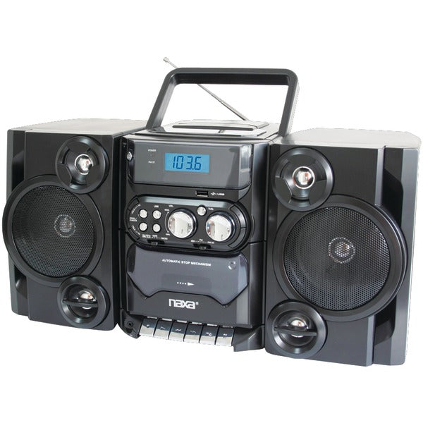 Portable MP3-CD Player with AM-FM Radio & Detachable Speakers