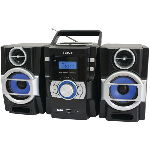 Portable CD-MP3 Player with PLL FM Radio, Detachable Speakers & Remote
