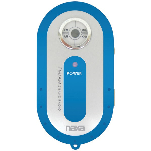 AM-FM Mini Pocket Radio (Blue)