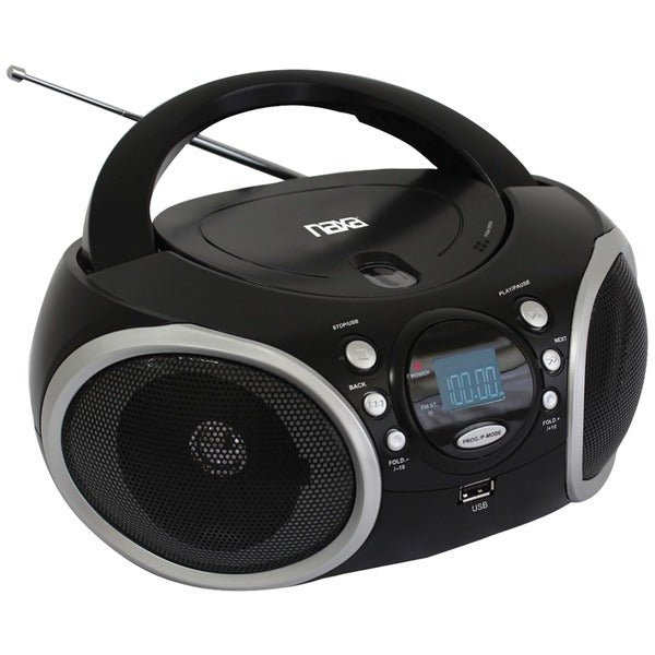 Portable MP3-CD Player with AM-FM Analog Radio & USB Input