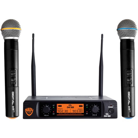 Dual-Transmitter Digital Wireless Microphone System (2 Digital HT(TM) Handheld Microphones)