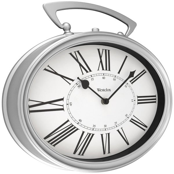 15" Oval Pocket Watch Wall Clock