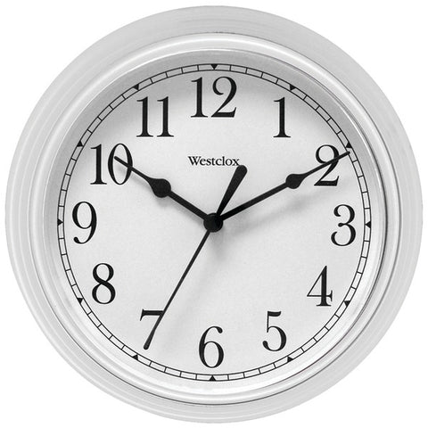 9" Decorative Wall Clock (White)