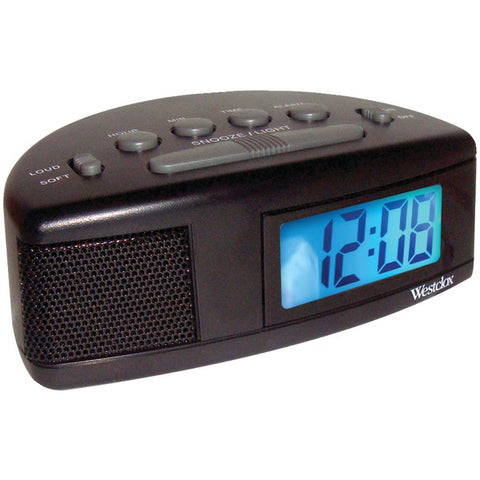 Super Loud LCD Alarm Clock with Blue Backlight