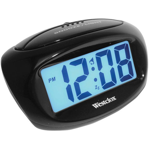 Large Easy-to-Read LCD Battery Alarm Clock