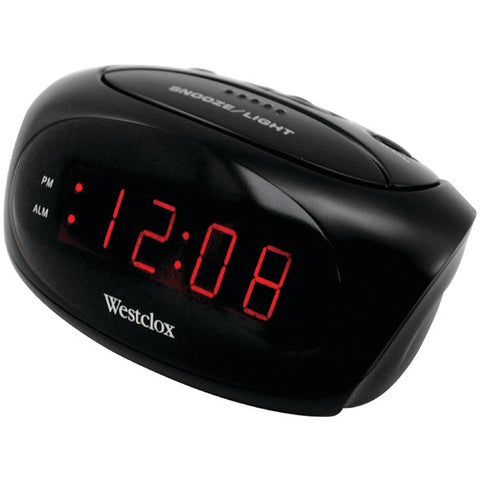 Super-Loud LED Electric Alarm Clock (Black)