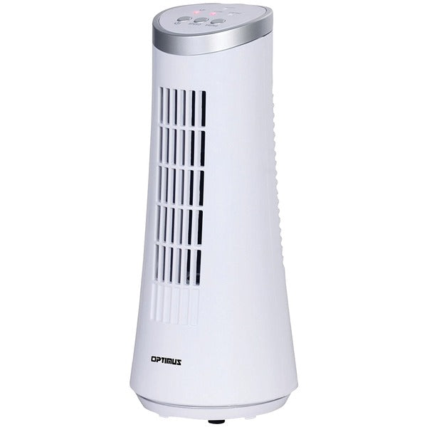 12" Desktop Ultraslim Oscillating Tower Fan (White)