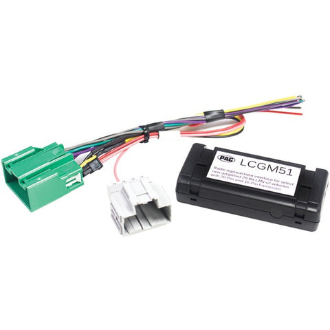 Radio Replacement Interface for Select Nonamplified GM(R) Vehicles (29-Bit, 20 & 16 Pin)