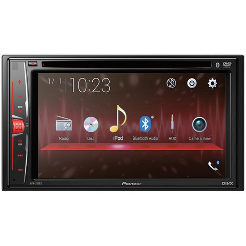 6.2" Double-DIN In-Dash DVD Receiver with Bluetooth(R)