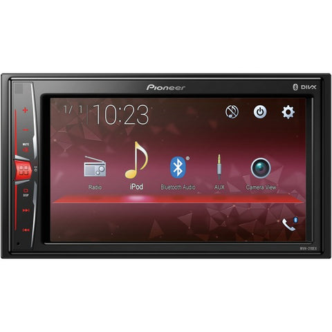 6.2" Double DIN In-Dash Multimedia A-V Receiver with Bluetooth(R)