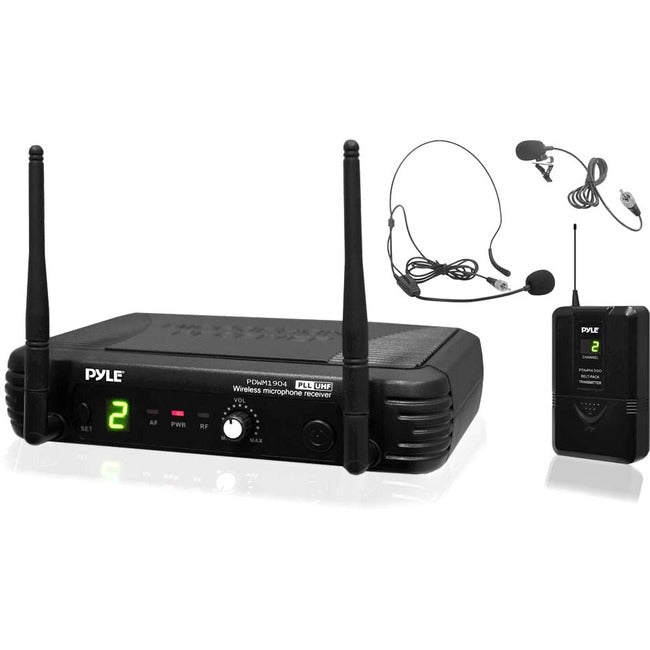 PylePro Premier Series Professional UHF Wireless Body-Pack Transmitter Microphone System