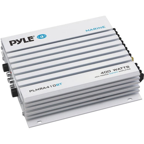 Pyle Elite PLMRA410BT Marine Amplifier - 400 W PMPO - 4 Channel - Class AB