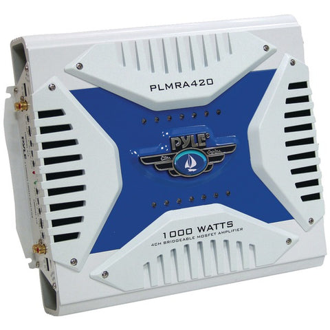 Elite Series Waterproof Marine Bridgeable MOSFET Class AB Amp (4 Channels, 1,000 Watts)