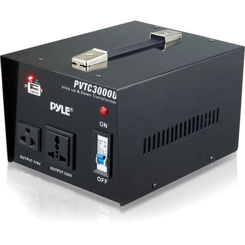 Pyle Step Up and Step Down 3000 Watt Voltage Converter Transformer - AC 110-220 V