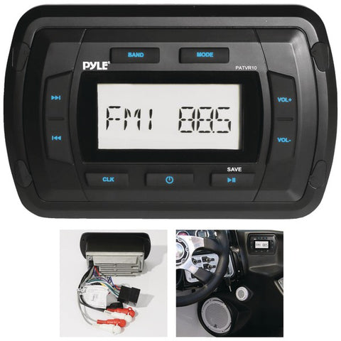 Marine Dash-Panel Mechless Receiver with Bluetooth(R)