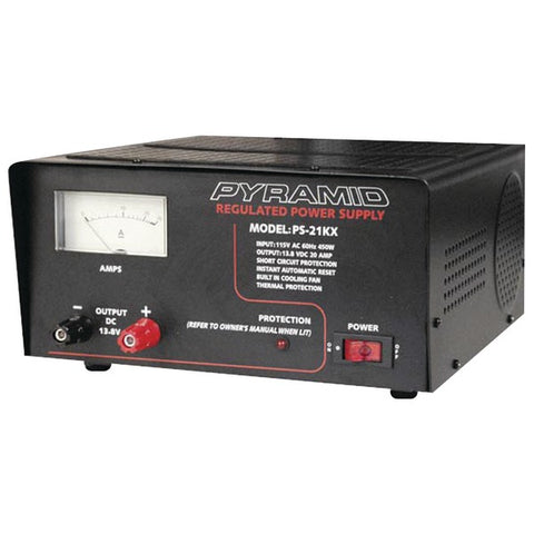 18-Amp Power Supply with Built-in Cooling Fan