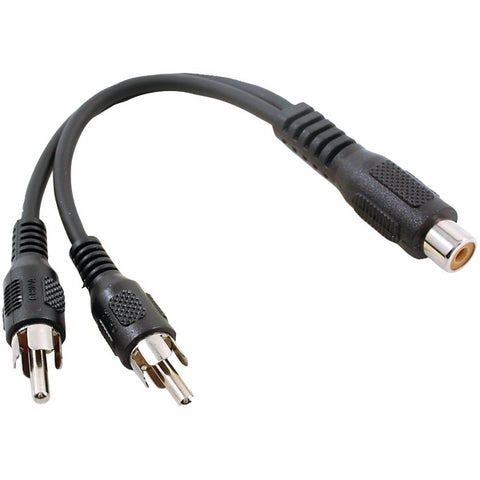 RCA Y-Adapter (1 Female to 2 Males)