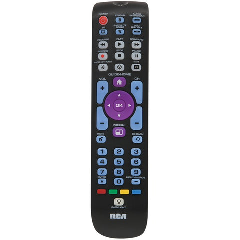 5-Device Backlit Universal Remote with Streaming