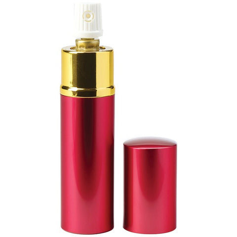 Lipstick Pepper Spray System with UV Dye (Red)
