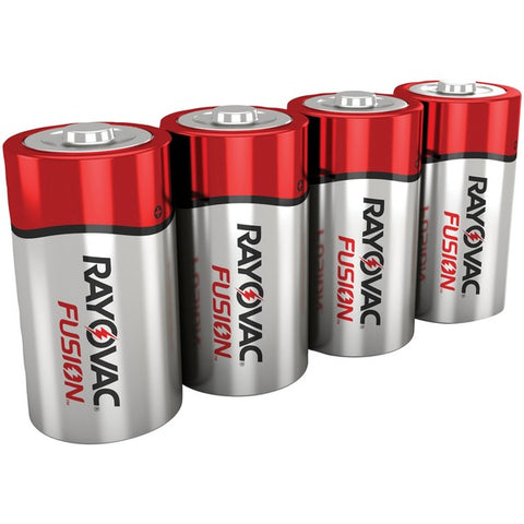 FUSION(TM) Long-Lasting Alkaline Batteries (D, 4 pk)
