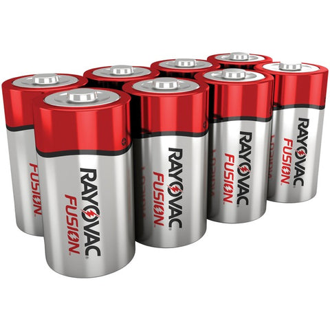 FUSION(TM) Long-Lasting Alkaline Batteries (D, 8 pk)