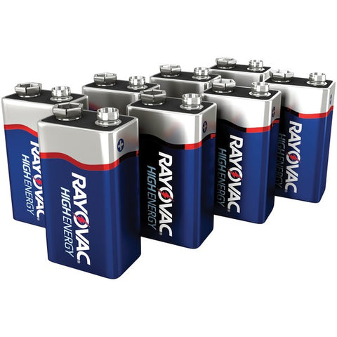 Alkaline Batteries Reclosable Pro Pack (9V, 8 pk)
