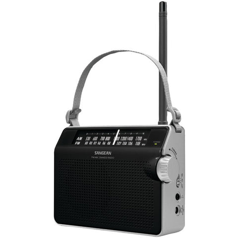 AM-FM Compact Analog Radio (Black)