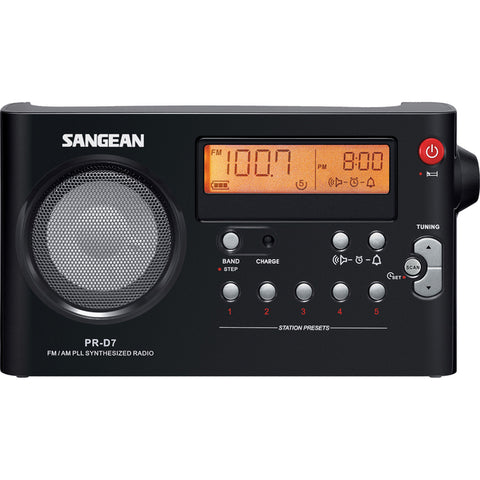 Sangean PR-D7 Desktop Clock Radio