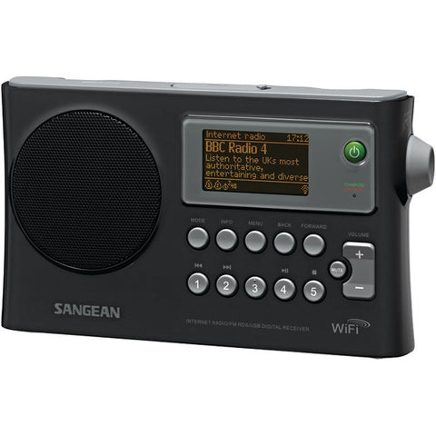 Wi-Fi(R) FM-RDS Network Music Player-USB Portable Radio