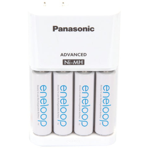 4-Position Charger with AA eneloop(R) Batteries, 4 pk