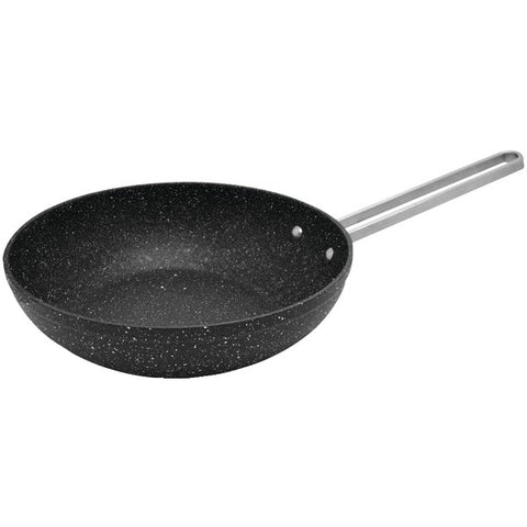 THE ROCK(TM) by Starfrit(R) 7.08" Personal Wok Pan with Stainless Steel Wire Handle
