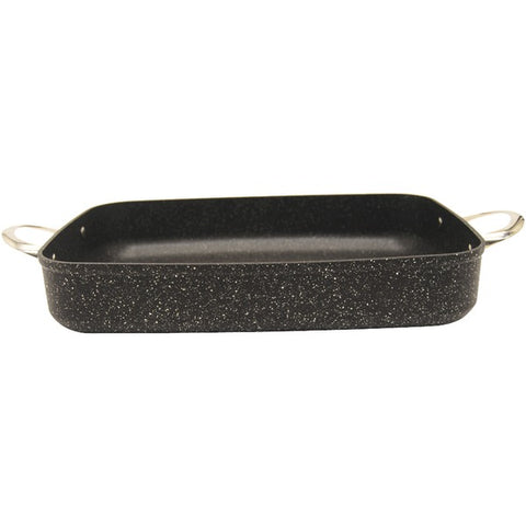 THE ROCK(TM) by Starfrit(R) Oven Dish with Stainless Steel Handles (10-Inch x 13-Inch x 2.5-Inch, Square)