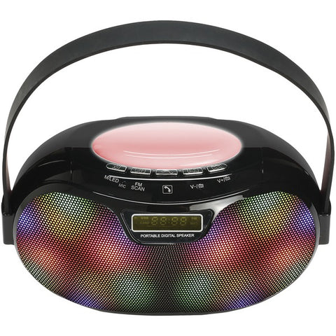 Bluetooth(R) Portable Rechargeable Speaker (Black)