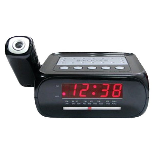 Digital Projection Alarm Clock with AM-FM Radio