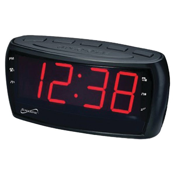 Digital AM-FM Dual Alarm Clock Radio with Jumbo Digital Display