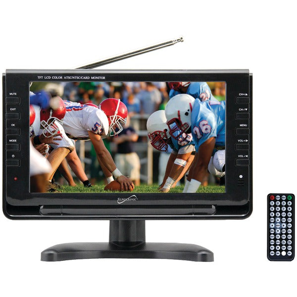 9" TFT Portable Digital LCD TV, AC-DC Compatible with RV-Boat