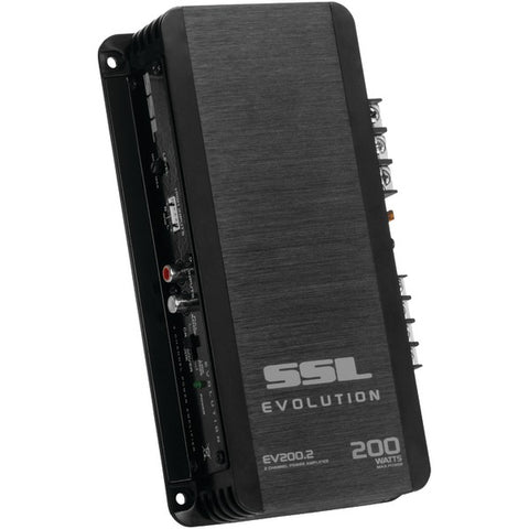 EVOLUTION Series Full-Range 200-Watt 2-Channel MOSFET Class AB Amp (Black)