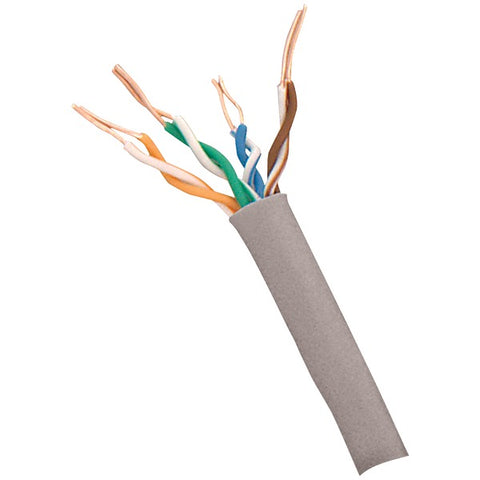 550MHz CAT-6 UTP UL CMR Cable, 1,000ft (Gray)