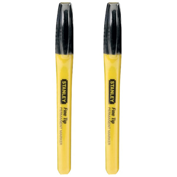 Fine-Tip Permanent Markers, 2 pk