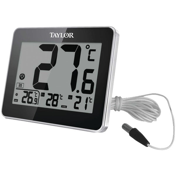 Indoor-Outdoor Thermometer with Wired Probe