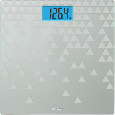 7598 Digital Scale with Frosted Triangle Design
