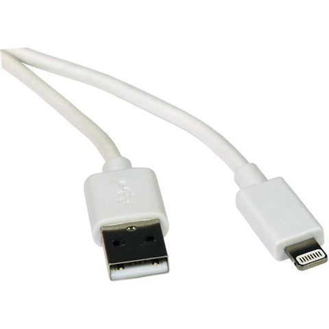 Tripp Lite 6ft Lightning USB-Sync Charge Cable for Apple Iphone - Ipad White 6'