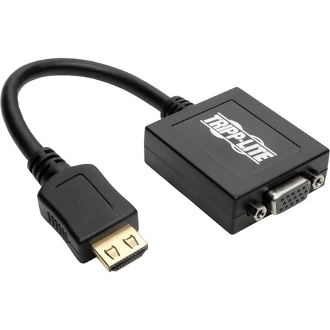 Tripp Lite 6in HDMI to VGA Adapter Converter with Audio Video for Ultrabook - Laptop - Desktop 6"