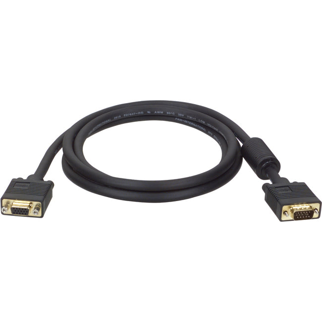 Tripp Lite 10ft VGA Coax Monitor Extension Cable with RGB High Resolution HD15 M-F 1080p 10'