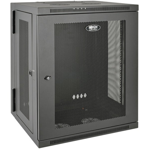 SmartRack(R) 15U Low-Profile Switch-Depth Wall-Mount Rack Enclosure Cabinet
