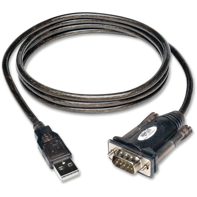 Tripp Lite 5ft USB to Serial Adapter Cable USB-A to DB9 RS-232 M-M