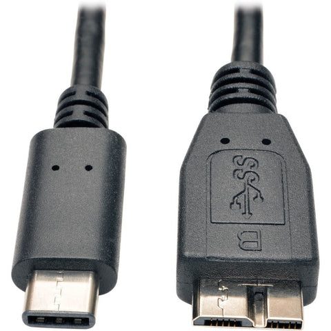 Tripp Lite 3ft USB 3.1 Cable USB Type-C USB-C to Micro-B M-M Gen 1.5 Gbps