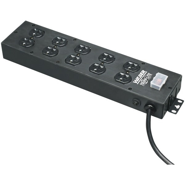 Waber(R) by Tripp Lite(R) 10-Outlet Industrial Power Strip, 15-Foot Cord