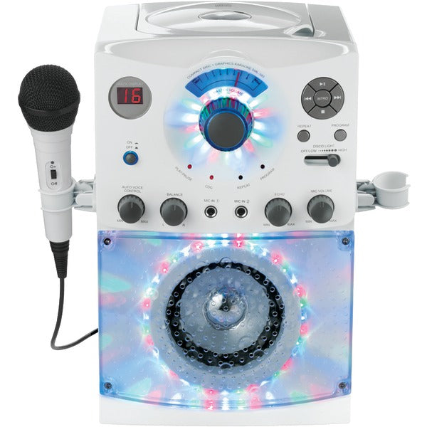Sound & Light Show Karaoke System (White)